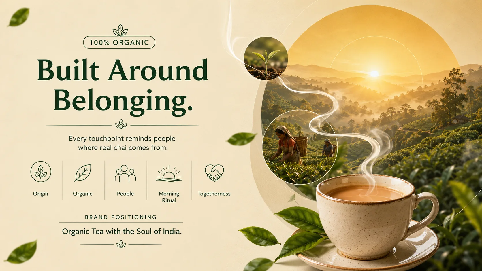 Waah Chai — Packaging Design packaging & visual design mockup 4 by Raghav Chopra